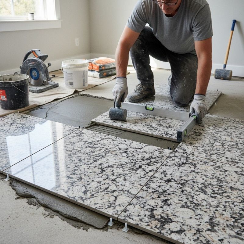 Granite Floor Installation